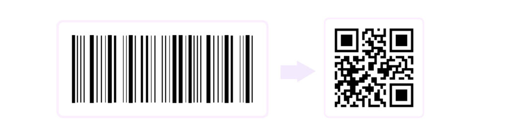 Barcode to QR Code
